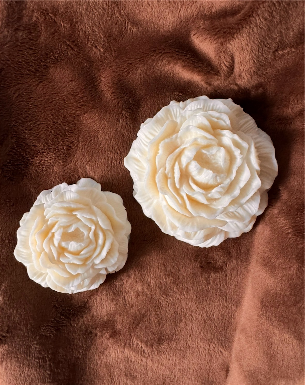 Peony Shaped Scented Candles