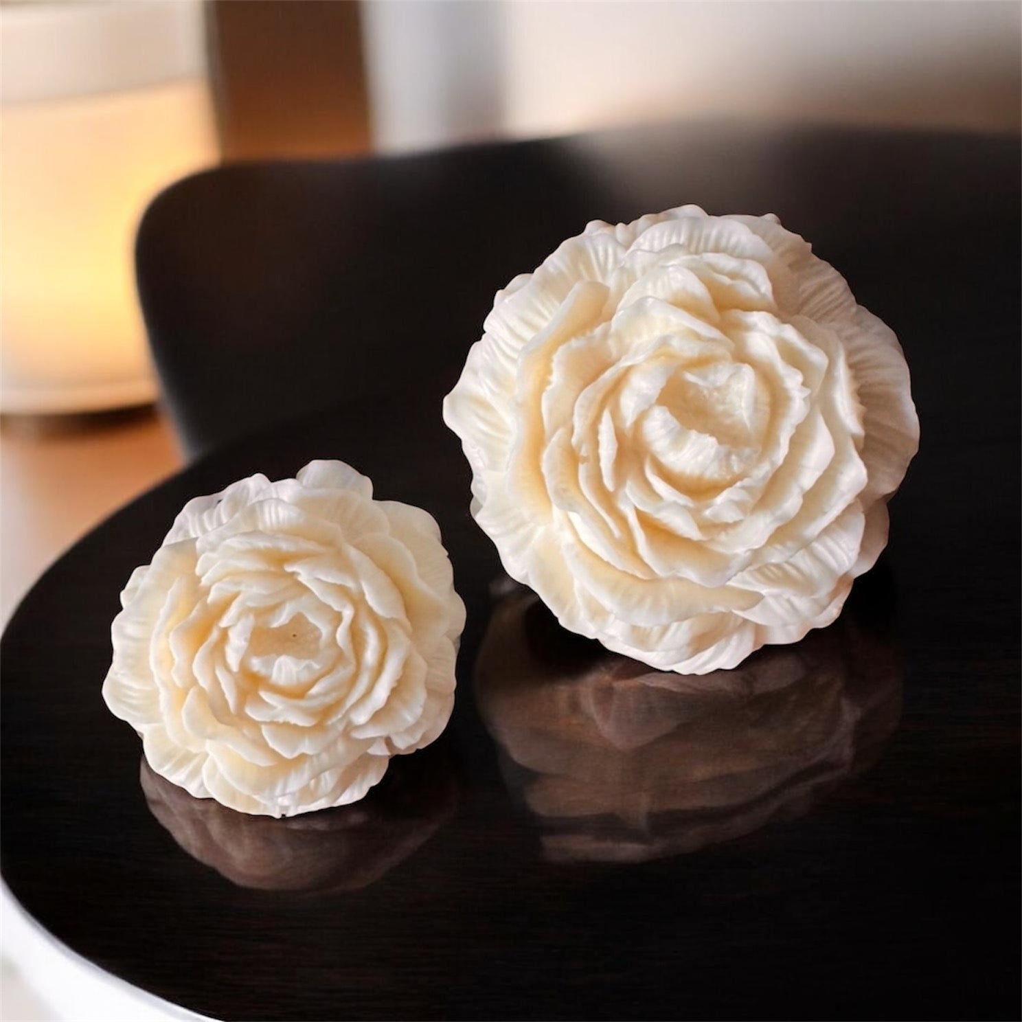 Peony Shaped Scented Candles